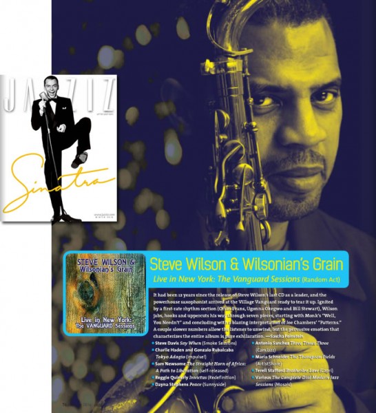 Steve Wilson featured in Jazziz Magazine